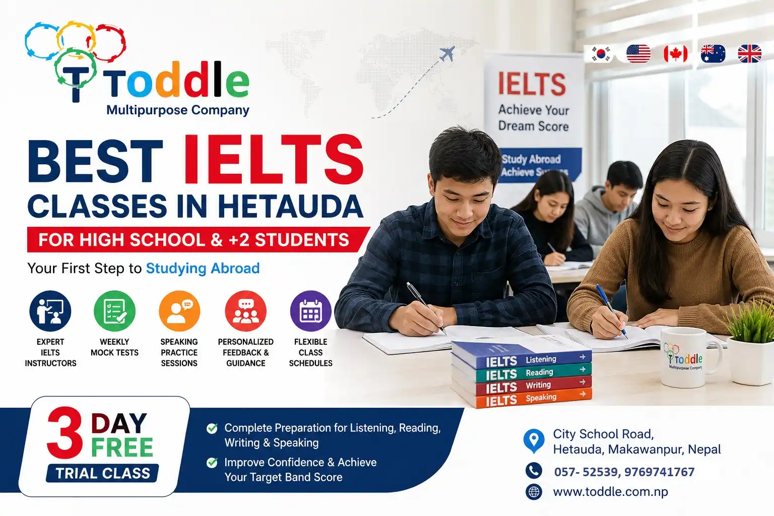 Best IELTS Classes in Hetauda for High School and +2 Students: A Smart Investment for Your Global Future