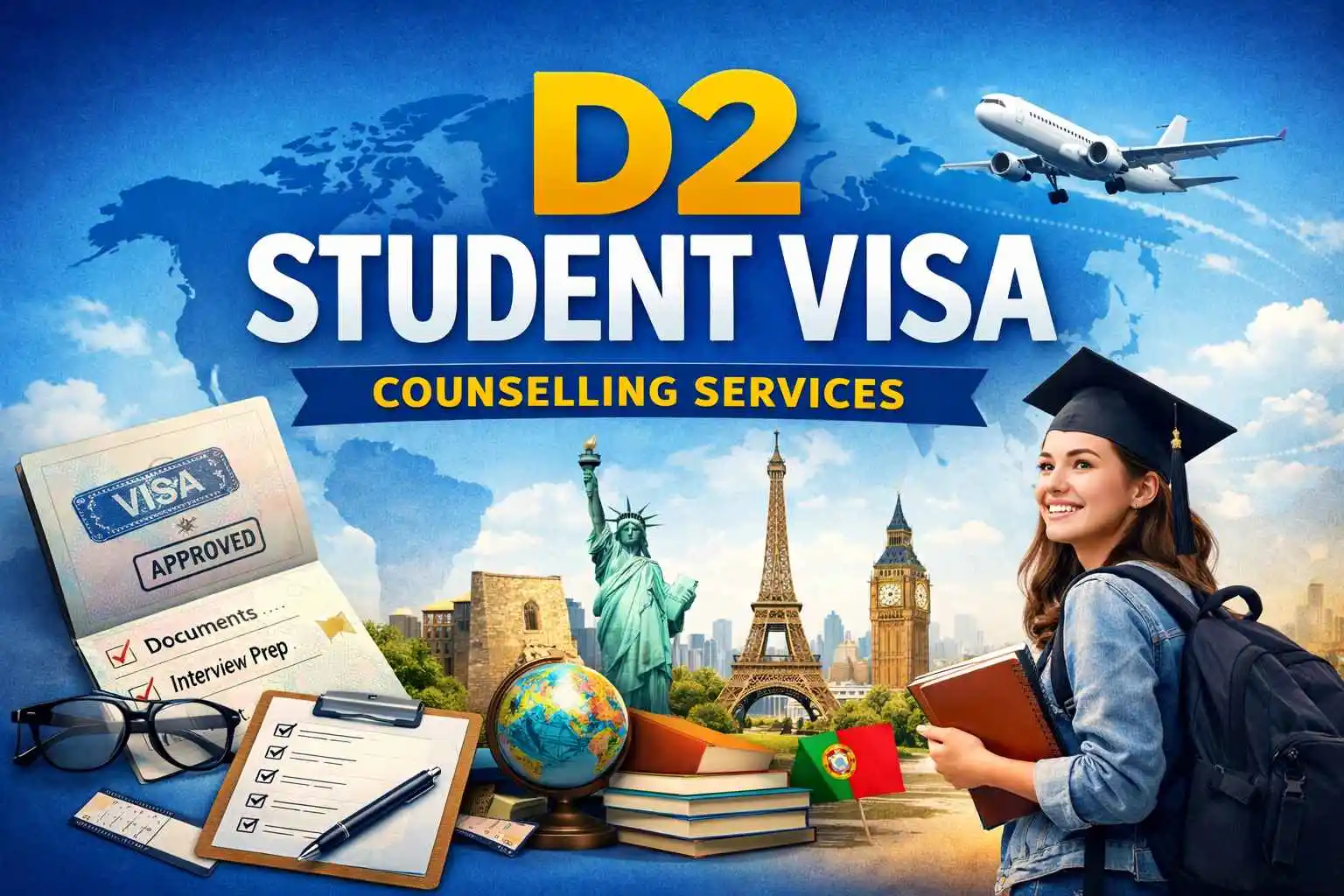 D2 Student Visa Counselling Services