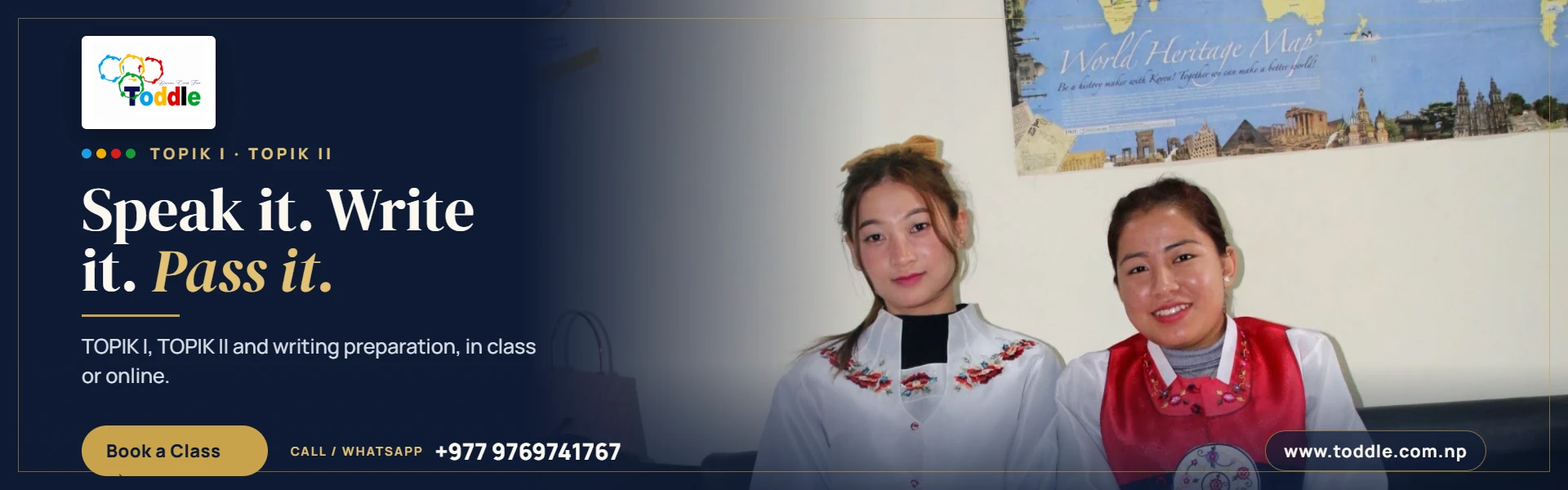 Toddle Hetauda: Korean and Japanese language classes and study abroad counselling
